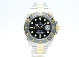 Rolex Submariner Date 116613LN (2014) - Black dial 40 mm Gold/Steel case