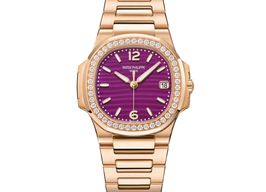 Patek Philippe Nautilus 7010/1R-013 (2025) - Purple dial 33 mm Rose Gold case