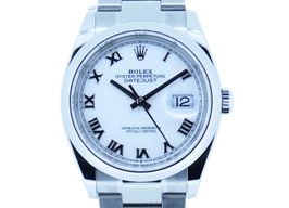 Rolex Datejust 36 126200 (2024) - Wit wijzerplaat 36mm Staal