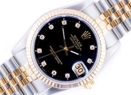 Rolex Datejust 31 68273 (1985) - Black dial 31 mm Gold/Steel case