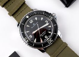 Blancpain Fifty Fathoms 5015-1130-52A (2020) - Zwart wijzerplaat 45mm Staal
