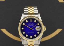 Rolex Datejust 36 16233 (1995) - Purple dial 36 mm Gold/Steel case