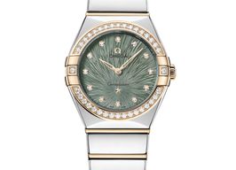 Omega Constellation 131.25.28.60.60.001 (2025) - Green dial 28 mm Gold/Steel case