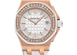 Audemars Piguet Royal Oak Offshore Lady 67540OK.ZZ.A010CA.01 (2025) - Silver dial 37 mm Rose Gold case