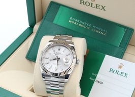 Rolex Datejust 41 126334 (Unknown (random serial)) - Silver dial 41 mm Steel case