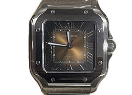 Cartier Santos WSSA0065 (2024) - Bronze dial 35 mm Steel case