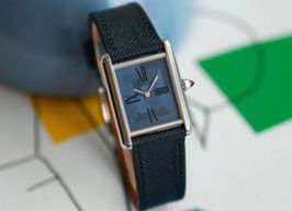 Cartier Tank Louis Cartier WGTA0121 (2023) - Blauw wijzerplaat 33mm Platina