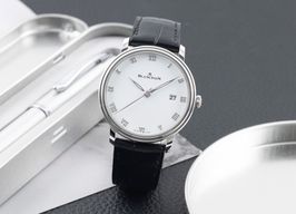 Blancpain Villeret Ultra-Slim 6224-1127-55B (Unknown (random serial)) - White dial 39 mm Steel case