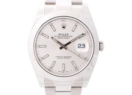 Rolex Datejust 41 126300 (2024) - Zilver wijzerplaat 41mm Staal