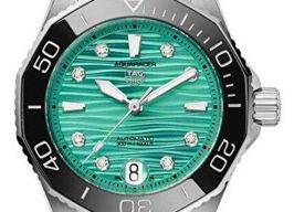 TAG Heuer Aquaracer Lady WBP231K.BA0618 (2026) - Turquoise wijzerplaat 36mm Staal