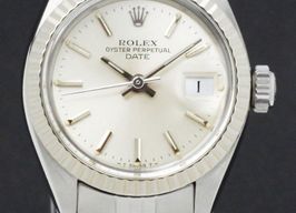 Rolex Lady-Datejust 6917 (1982) - Zilver wijzerplaat 26mm Staal