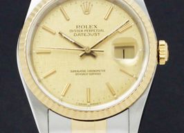 Rolex Datejust 36 16233 (1989) - Goud wijzerplaat 36mm Goud/Staal