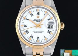 Rolex Oyster Perpetual Date 15223 (1991) - 34mm Goud/Staal