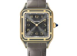 Cartier Santos Dumont WGSA0097 (2025) - Grey dial 31 mm Yellow Gold case