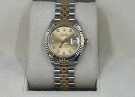 Rolex Lady-Datejust 279173 (2024) - Champagne dial 28 mm Gold/Steel case