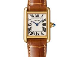 Cartier Tank Louis Cartier WGTA0342 (2025) - Zilver wijzerplaat 22mm Geelgoud