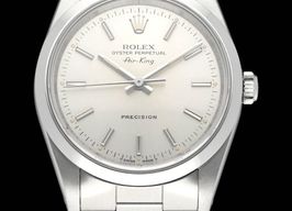 Rolex Air-King 14000 (1989) - Silver dial 34 mm Steel case