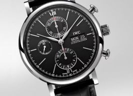 IWC Portofino Chronograph IW391008 (2018) - Black dial 42 mm Steel case