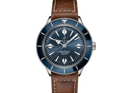 Breitling Superocean Heritage A10370161C1X1 (2024) - Blauw wijzerplaat 42mm Staal