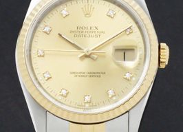 Rolex Datejust 36 16233 (1994) - Goud wijzerplaat 36mm Goud/Staal