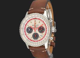 Breitling Navitimer 1 B01 Chronograph AB01219A1G1X2 (2023) - Zilver wijzerplaat 43mm Staal