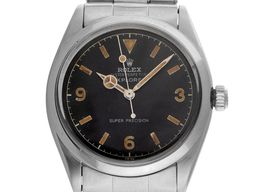 Rolex Air-King 5500 (1957) - Black dial 34 mm Steel case