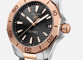 TAG Heuer Aquaracer WBP1121.BB0003 (2025) - Black dial 40 mm Gold/Steel case