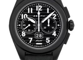 Zenith Pilot 49.4000.3652/21.I001 (2026) - Zwart wijzerplaat 43mm Keramiek