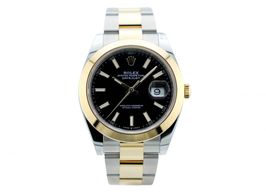 Rolex Datejust 41 126303 (2022) - Black dial 41 mm Gold/Steel case