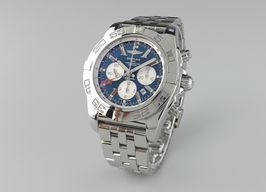 Breitling Chronomat GMT AB0410 (Onbekend (willekeurig serienummer)) - Blauw wijzerplaat 47mm Staal