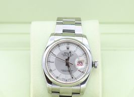 Rolex Datejust 36 116200 (Onbekend (willekeurig serienummer)) - Zilver wijzerplaat 36mm Staal