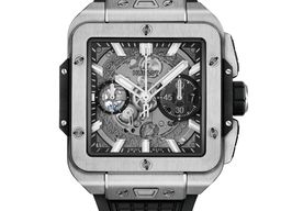 Hublot Square Bang 821.NX.0170.RX (2024) - Transparent dial 42 mm Titanium case