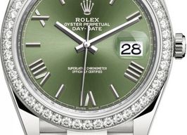 Rolex Day-Date 40 228349RBR (2025) - Green dial 40 mm White Gold case