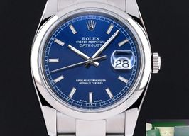 Rolex Datejust 36 116200 (2010) - Blauw wijzerplaat 36mm Staal