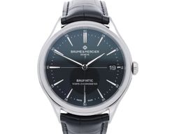 Baume & Mercier Clifton M0A10692 (2025) - Zwart wijzerplaat 40mm Staal