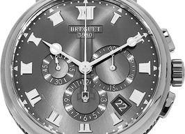 Breguet Marine 5527TI/G2/9WV (2020) - Grey dial 43 mm Titanium case