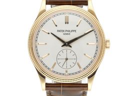 Patek Philippe Calatrava 6119R-001 (2021) - Zilver wijzerplaat 39mm Roségoud
