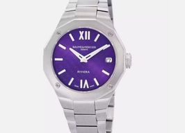 Baume & Mercier Riviera M0A10728 (2025) - Paars wijzerplaat 33mm Staal