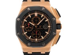 Audemars Piguet Royal Oak Offshore Chronograph 26401RO.OO.A002CA.02 (2019) - Black dial 44 mm Rose Gold case