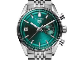 TAG Heuer Carrera CBS2211.BA0048 (2025) - Green dial 39 mm Steel case