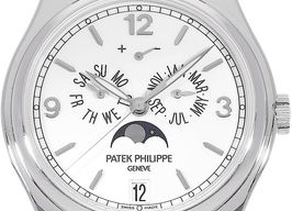 Patek Philippe Annual Calendar 5146G-001 (2005) - Beige wijzerplaat 39mm Witgoud
