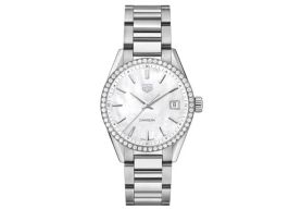 TAG Heuer Carrera Lady WBK2316.BA0652 (2025) - Wit wijzerplaat 36mm Staal
