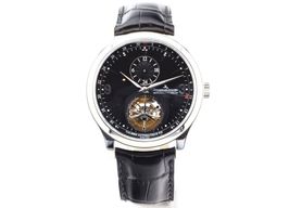 Jaeger-LeCoultre Master Control 149.6.34S (Unknown (random serial)) - Black dial 43 mm Platinum case