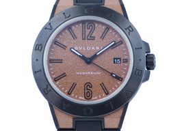 Bulgari Diagono DG41C11SMCVD (2015) - Roze wijzerplaat 41mm Keramiek