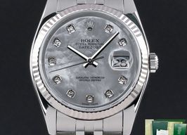 Rolex Datejust 36 116234 (2005) - Parelmoer wijzerplaat 36mm Staal