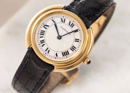 Cartier Vendome 17003 (Unknown (random serial)) - White dial 33 mm Yellow Gold case