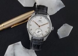 IWC Portuguese Automatic IW358303 (Unknown (random serial)) - Silver dial 40 mm Steel case