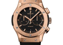 Hublot Classic Fusion Chronograph 521.OX.1181.RX (2026) - Zwart wijzerplaat 45mm Roségoud