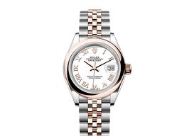 Rolex Lady-Datejust 279161 (2025) - Wit wijzerplaat 28mm Staal