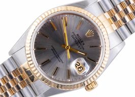 Rolex Datejust 36 16233 (1993) - Grey dial 36 mm Gold/Steel case